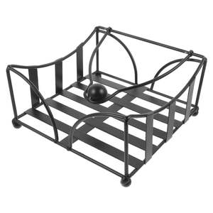 Panier à serviettes en fer de style design pour une décoration de table haut de gamme, rehaussant la présentation de la table avec des éléments en métal. - Product Image 1