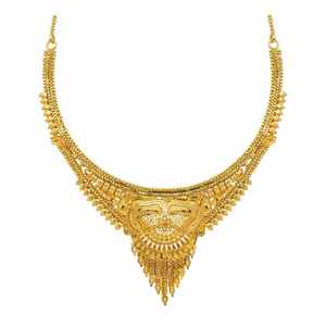 Juego de Collares de Moda Chapados en Oro de 14K, 18K, 24K al por Mayor, Diseño Tradicional, Joyería de Latón con Baño de Oro, Juego de Collares Cortos - Product Image 4