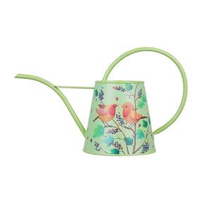 Regadera Metálica de Alta Venta con Diseño Verde Impreso, Decorativa para Hogar y Jardín, Soporte para Flores, Fácil de Verter - Product Image 1