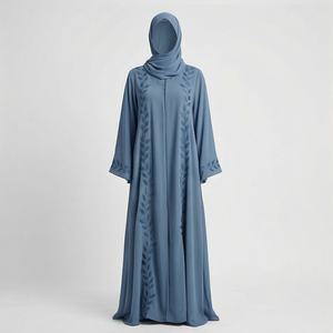 Robe Abaya Modeste avec Logo Personnalisé, Haute Qualité, Nouveau Modèle, Vêtement Musulman Traditionnel pour Femmes, Design Professionnel - Product Image 1