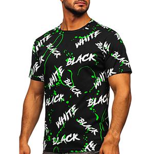 T-shirt en coton tricoté 100 % pour homme, coupe classique, personnalisable (taille, couleur, logo imprimé), style formel, faible MOQ, collection 2025 – Ventes Flash - Product Image 6