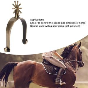Éperons d'équitation en acier inoxydable de haute qualité fabriqués au Pakistan 2026, vente en gros, éperons de course équestre, logo personnalisé, prix abordable - Product Image 5