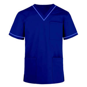 Tops médicaux unisexes les plus vendus en coton/polyester, personnalisables - Product Image 4