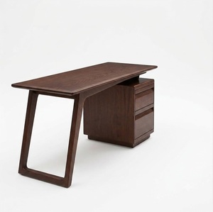 <b>Solid</b> <b>Wood</b> Freestanding Commercial Grade Office <b>Desk</b> Drawers Modern Executive Workstation Storage for Home Office Bedroom 3-Year - Product Image 2