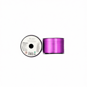Nastro regalo viola metallizzato 5mmx100y per confezioni - Product Image 2