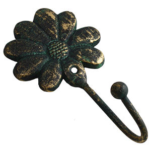 Top 10 Crochets et patères métalliques au design finition peinte, crochets muraux décoratifs pour suspendre vêtements, manteaux, chapeaux et clés - Product Image 5