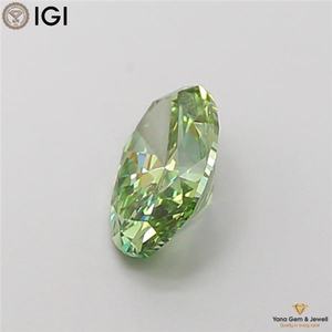 Diamant de laboratoire CVD de 1,50 carat, couleur vert vif fantaisie, clarté VS1, taille ovale, avec certificat IGI, pour une bague haut de gamme époustouflante - Product Image 6