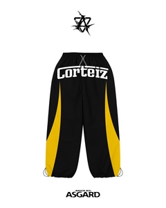 Yellow Black Corteiz Sport <b>Zip</b> <b>Up</b> <b>Jacket</b> & Pants Set | Oversized Streetwear Tracksuit | OEM Private Label Manufacturer - Product Image 4