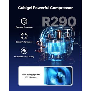 Mesa de Preparación de Pizza Comercial de 93 Pulgadas de Ancho, Mesa de Trabajo con Refrigerador de 20 Pulgadas de Ancho, Equipo de Refrigeración para Cocina de 30.8 Pulgadas - Product Image 3