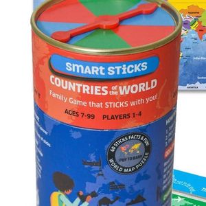 Bastoncini Intelligenti per l'Apprendimento Divertente: Paesi del Mondo - Prodotto di Geografia - Product Image 2