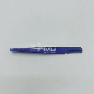 Kit Profesional de Lujo de 3 Piezas para Recortar Cejas, con Punta Inclinada, de Acero Inoxidable, Tijeras, Peine y Pinzas, Herramienta de Belleza y Maquillaje - Product Image 4