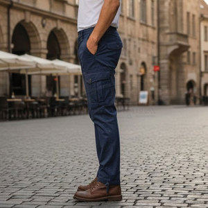 Pantalones Cargo Casuales para Hombre, Cómodos, Corte Relajado, Tela Resistente, Diseñados para Uso Diario, Actividades al Aire Libre y Viajes - Product Image 5