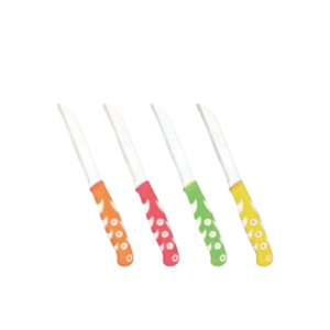 Cuchillo de Cocina Multiusos de Acero Inoxidable, Cuchillo para Frutas con Mango Blanco, Cuchillos de Chef, Herramienta Utilitaria - Product Image 1