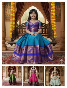 Diseñado con cuidado para niños en crecimiento, Kurti infantil de estilo elegante, excelente elección para celebraciones de cumpleaños y épocas festivas. - Product Image 4