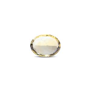 Natural Citrine Gemstone 7.25 Carat 12mm Polished Carved Yellow Stone for Jewelry Making - Product Image 2
