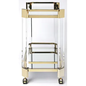 Modern Handmade Metal <b>Kitchen</b> Utility <b>Storage</b> <b>Trolley</b> with Heavy Duty Metal Frame Spacious MultiLuxury Handmade Ceramic Eco - Product Image 1