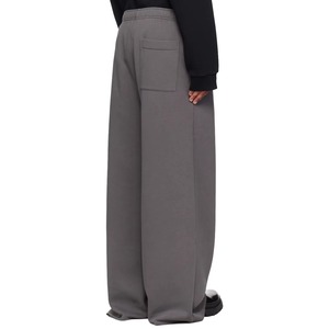 Custom 450 GSM Corduroy Mid Vintage Oversized <b>Stacked</b> Sweatpants Thick Wide Leg Flared Acid Wash Patch Embroidery Streetwear - Product Image 3