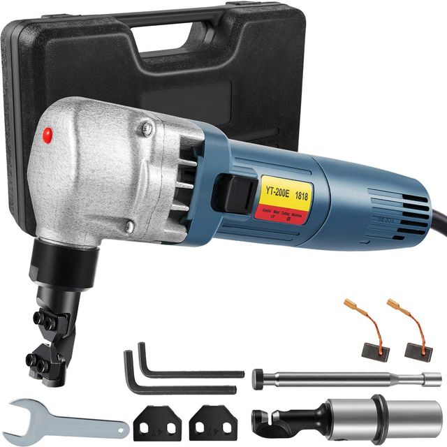 Electric 380W Sheet Metal Cutter 1800RPM Rotor Speed 0.07in/1.8mm ...