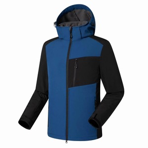 Red Black <b>Men's</b> Soft Shell Jacket Hooded Zip Up Windproof <b>Waterproof</b> Breathable Outdoor <b>Winter</b> <b>Coat</b> - Product Image 4