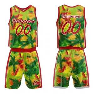 Tenue d'entraînement de basketball complète avec maillot et short de sport élégants personnalisés par sublimation, ensemble 2 pièces. - Product Image 1