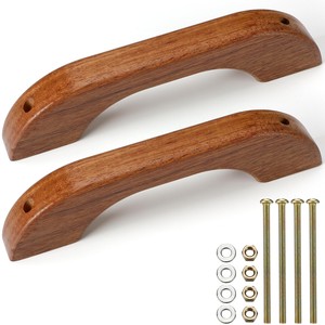 Manija en T de madera de teca hecha a mano, elegante y moderna - Venta al por mayor - Product Image 4