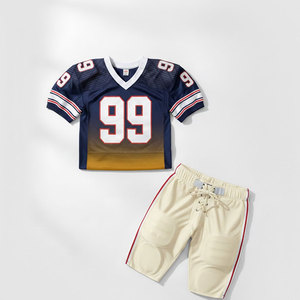 Uniforme de fútbol americano para hombre, jersey ligero con pantalones a juego, diseñado para entrenamientos, partidos y rendimiento. - Product Image 1