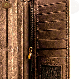 Executive Organizer Leather <b>Wallet</b> | Genuine Leather Long <b>Wallet</b> | Business Card Holder <b>RFID</b> Blocking | Travel <b>Wallet</b> for Men OE - Product Image 6