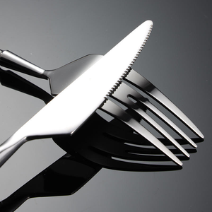 Juego de cubiertos de acero inoxidable dorado espejo duradero para bodas occidentales, juego de cubiertos nórdicos de acero inoxidable con efecto espejo - Product Image 5