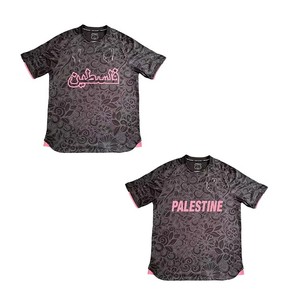 เสื้อฟุตบอลผู้ชาย ระบายอากาศได้ดี ต้านเชื้อแบคทีเรีย ผ้าตาข่าย ปรับแต่งได้ แขนสั้น พิมพ์ลายด้วยความร้อน โพลีเอสเตอร์ 100% - Product Image 5