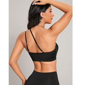 Soutien-gorge de sport respirant et absorbant la transpiration pour femme, en tissu super doux et flexible, avec empiècements en maille, idéal pour le fitness - Product Image 3