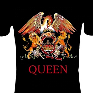 T-shirt homme noir, streetwear à la mode avec impression, Queen Rock, 4XL, été 2019 - Product Image 3