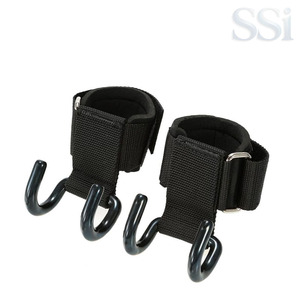 Crochets de musculation multi-usages avec sangles de poignet, crochets en acier robustes pour l'entraînement en salle de sport et le soutien de la préhension - Product Image 2
