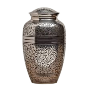 Handcrafted Pink & Silver Brass Cremation Urn For Adult Human Ashes Elegant Metal Funeral Memorial Jar Pot <b>Container</b> Wholesale - Product Image 4