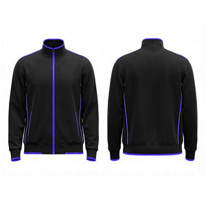 Veste légère à fermeture éclair intégrale imprimée par sublimation pour une chaleur respirante et un séchage rapide |   Tailles Hommes Femmes Jeunes |   Veste d'entraînement - Product Image 2