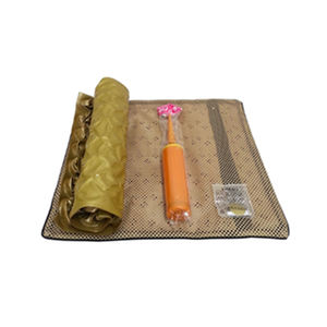 Coussin de massage gonflable YH MEDICAL Big Bubble Air vert avec housse antidérapante en maille pour soulager la pression lors de longues périodes assises - Product Image 5