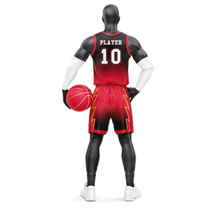 Uniforme de basket-ball personnalisé de haute qualité – Maillot et short d'équipe sublimés 100 % polyester - Product Image 6