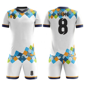 Breathable Soccer Uniform <b>Men</b> Women Team Wear Jersey Shorts Set Wholesale - Product Image 1