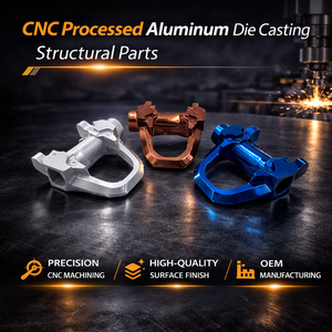 Pièces structurelles en aluminium moulé sous pression traitées par CNC avec OEM personnalisé pour usage industriel - Product Image 2