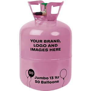 Cilindros de gas de globo de helio desechables de acero de 13L de calidad superior, proveedor a granel esencial de baja presión con precio con descuento - Product Image 1