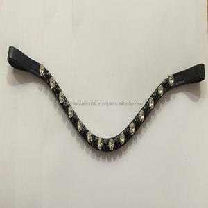 สายรัดคิ้วม้าแบบทันสมัยไข่มุกดำและคริสตัล AB ราคาไม่แพงสุดหรูพร้อมสายรัดคิ้วม้าสุดหรู - Product Image 2