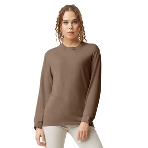 T-shirts à manches longues pour femmes de haute qualité, manches longues, couleur unie, impression personnalisée, tailles pour femmes - Product Image 5