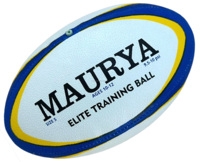 Ballon de rugby de qualité supérieure avec logo personnalisé Ballon de rugby en caoutchouc synthétique équipé d'une vessie en latex Fabriqué en Inde pour l'entraînement de rugby