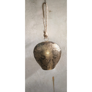Campanas Colgantes Navideñas Vintage, Campana de Metal Rústica con Cuerda de Yute, Campanillas para Decoración de Árboles, Coronas, Ventanas y Paredes de Estilo Rústico - Product Image 3