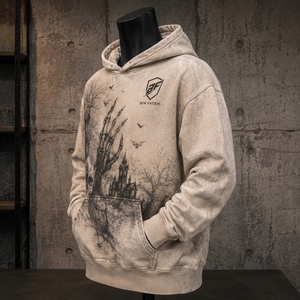 Breathable Material Made Quick Dry Men Acid <b>Wash</b> Hoodie Wholesale Custom Heavyweight Washed Hoodie For Boys Acid <b>Wash</b> Hoodie - Product Image 3