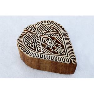 Bloc d'impression en bois indien, timbres sculptés à la main, bloc d'impression Textile - Product Image 2