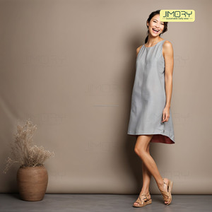 กางเกงยีนส์เอวสูงปานกลางทรงแบ็กกี้ฟิตแฟชั่นสำหรับผู้หญิงกางเกงยีนส์สไตล์ลำลองระบายอากาศได้ดี - Product Image 3