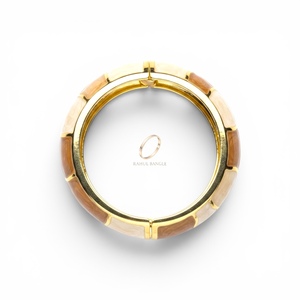 Best Selling Luxury Fashion Jewelry Gold Plated Vintage Cuff <b>Bracelet</b> Acrylic Stainless Steel <b>Adjustable</b> Bangle for Women Gifts - Product Image 6