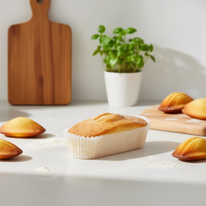 MOLDE MAGDALENA ALARGADO BLANCO 8.4 X 3.1 cm 50 UNIDADES Molde de Papel para Pastel Herramientas Esenciales para Repostería - Product Image 2