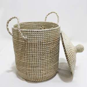 Cesta de Almacenamiento de Jacinto de Agua Artex Dong Thap, Diseño Flexible Multifuncional para Organización del Hogar y Artesanías Decorativas - Product Image 2