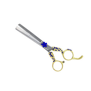 Personal Professional Salon Kit Barber Thinning Scissors & <b>Razor</b> Black Powder Coated Plasma Coated Paper Coated Pakistan - Product Image 1